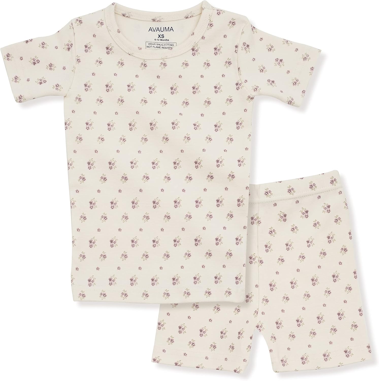 AVAUMA Baby Boys Girls Pajama Set 6M-7T Kids Toddler Snug fit Patt