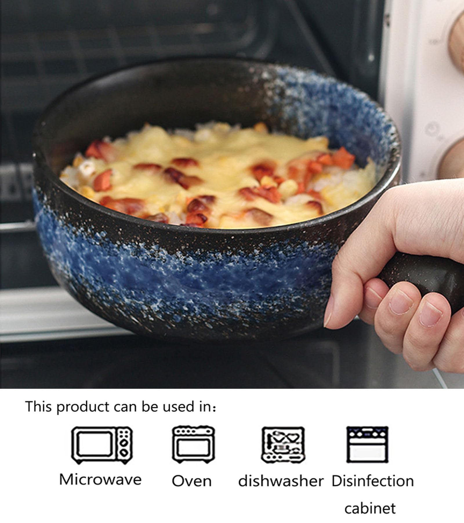 Bols à soupe avec poignée, 751,3 g, bol à soupe à l'oignon, passe au micro-ondes et au four (BB, 760 ml) BL-SP-129