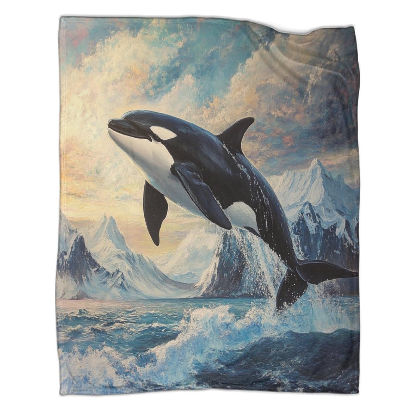 Couverture baleine imprimée 3D idéale pour vos soirées cocooning