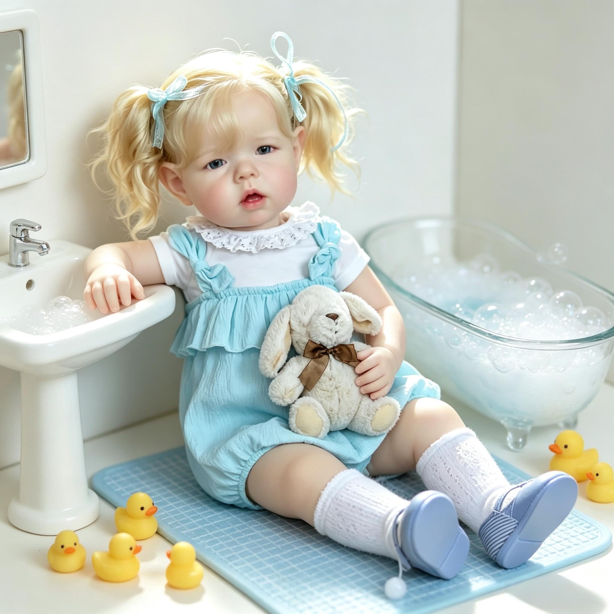 Realistyczne lalki Reborn 71 cm duży rozmiar Reborn Baby Dolls Girl Realistyczne maluch, lalka, miękka winylowa tkanina, ciało, które wygląda jak prawdziwe życie, lalka niemowlęca z