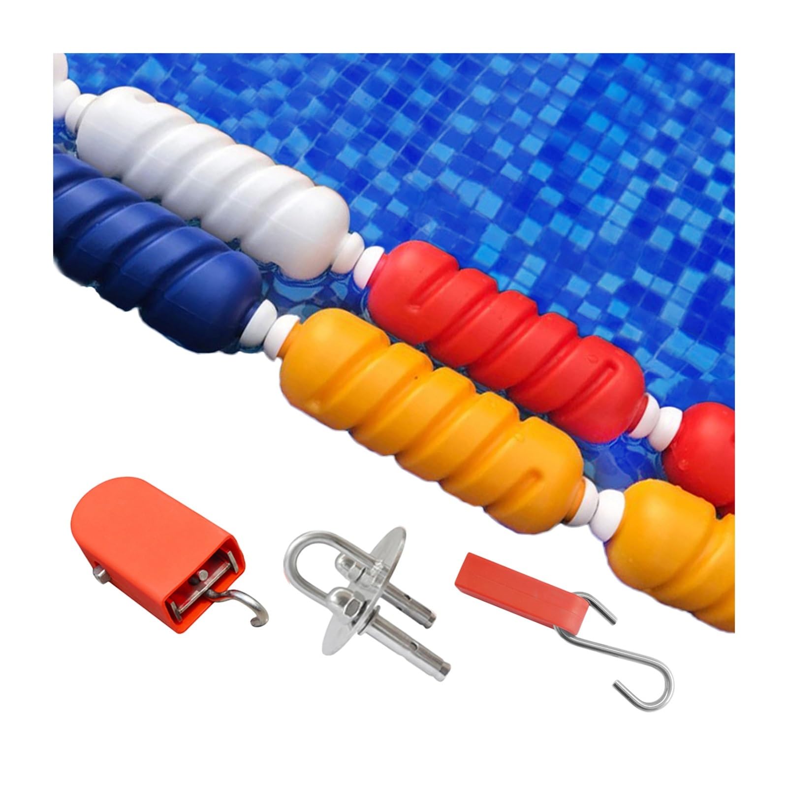 Corde de séparation de piscine en nylon pour délimitation de couloir de plage