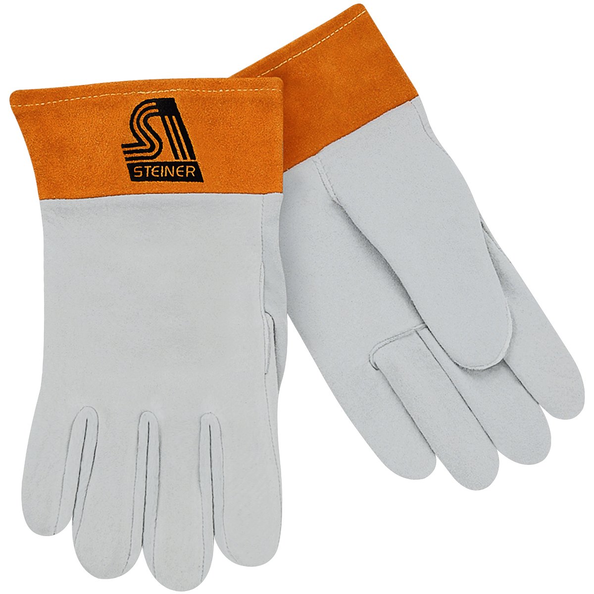 Steiner 0221-L TIG Gloves, Split Deerskin, Unlined, 2-Inch C