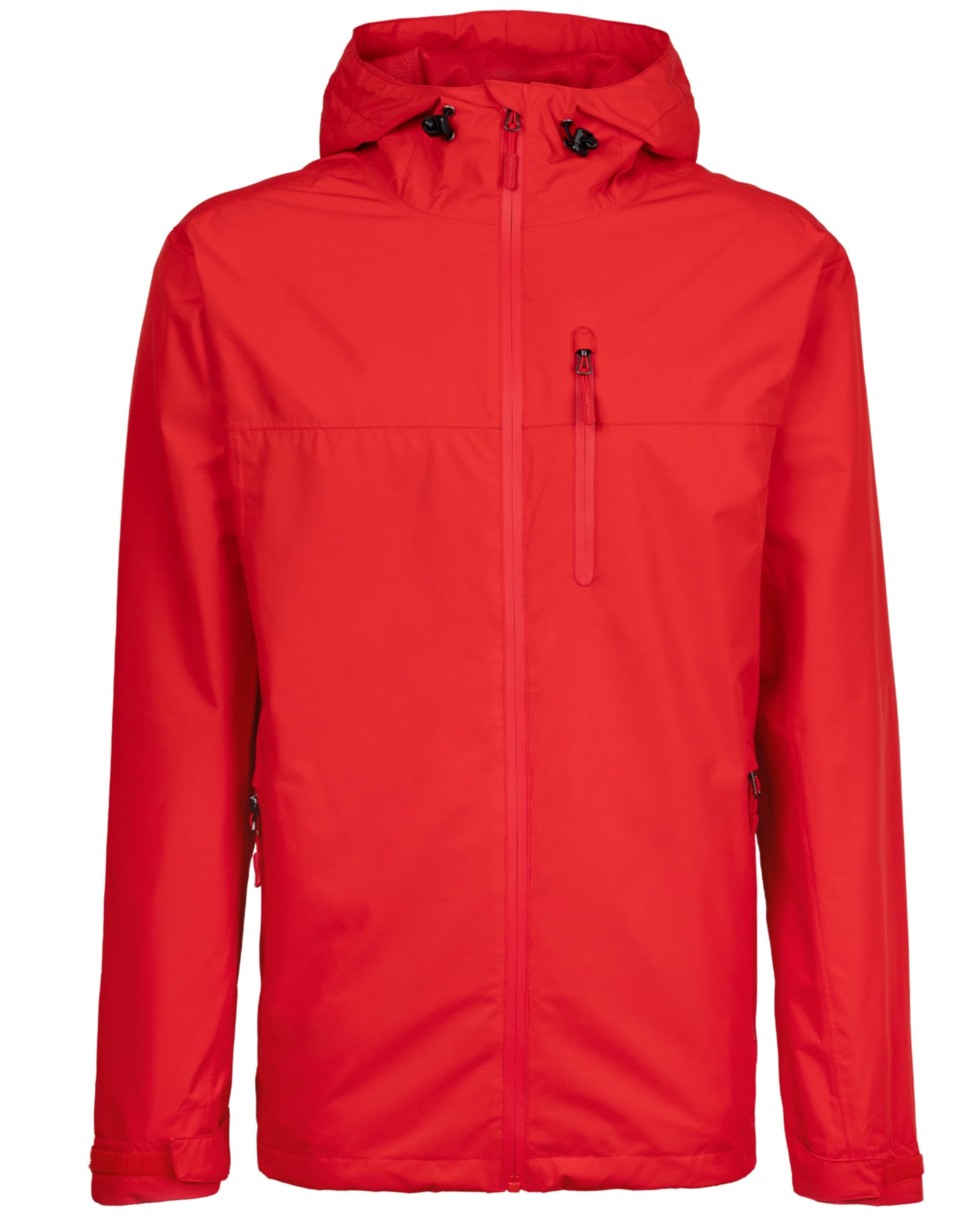 The ScotchMan Veste de pluie imperméable coupe-vent ultra légère pour homme et femme Coutures zippées soudées