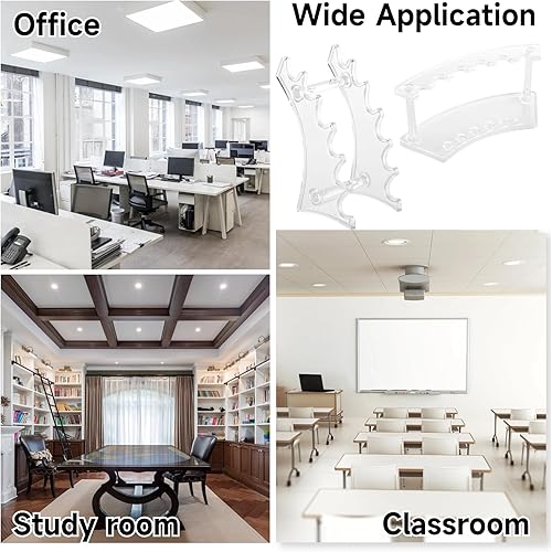 Miniatura 7 de 10 soportes de exhibición para bolígrafos con 6 ranuras, soportes de acrílico transparente, 5 soportes verticales y 5 horizontales para bolígrafos,