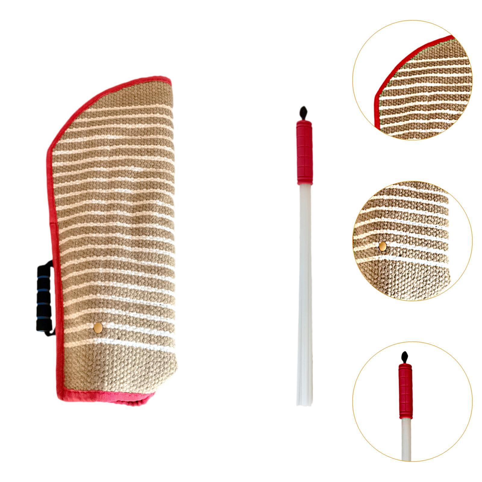 2 Piezas de Funda para Mordedura de Perro, Palo de Entrenamiento, Almohada de Entrenamiento, Juguete de Tracción con Doble Costura, Adecuado para