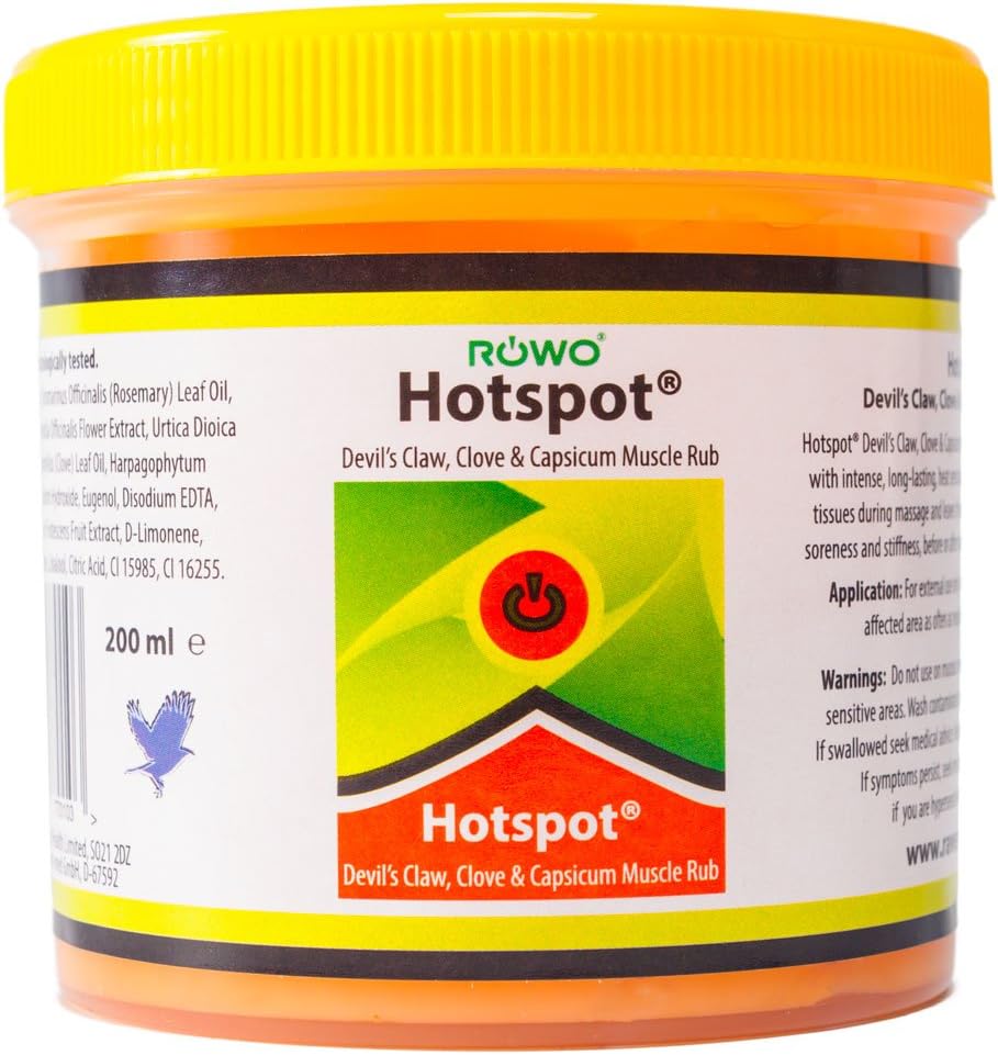 Hotspot Devils Claw, Clove and Capsicum Muscle Rub 200 ml tub