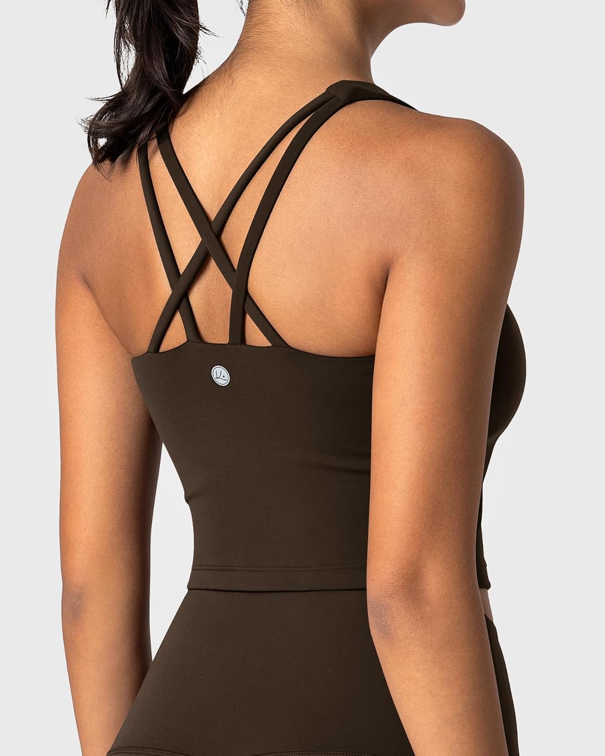 Queenie Ke Longline Sports Bras for Women Cross Back image 2
