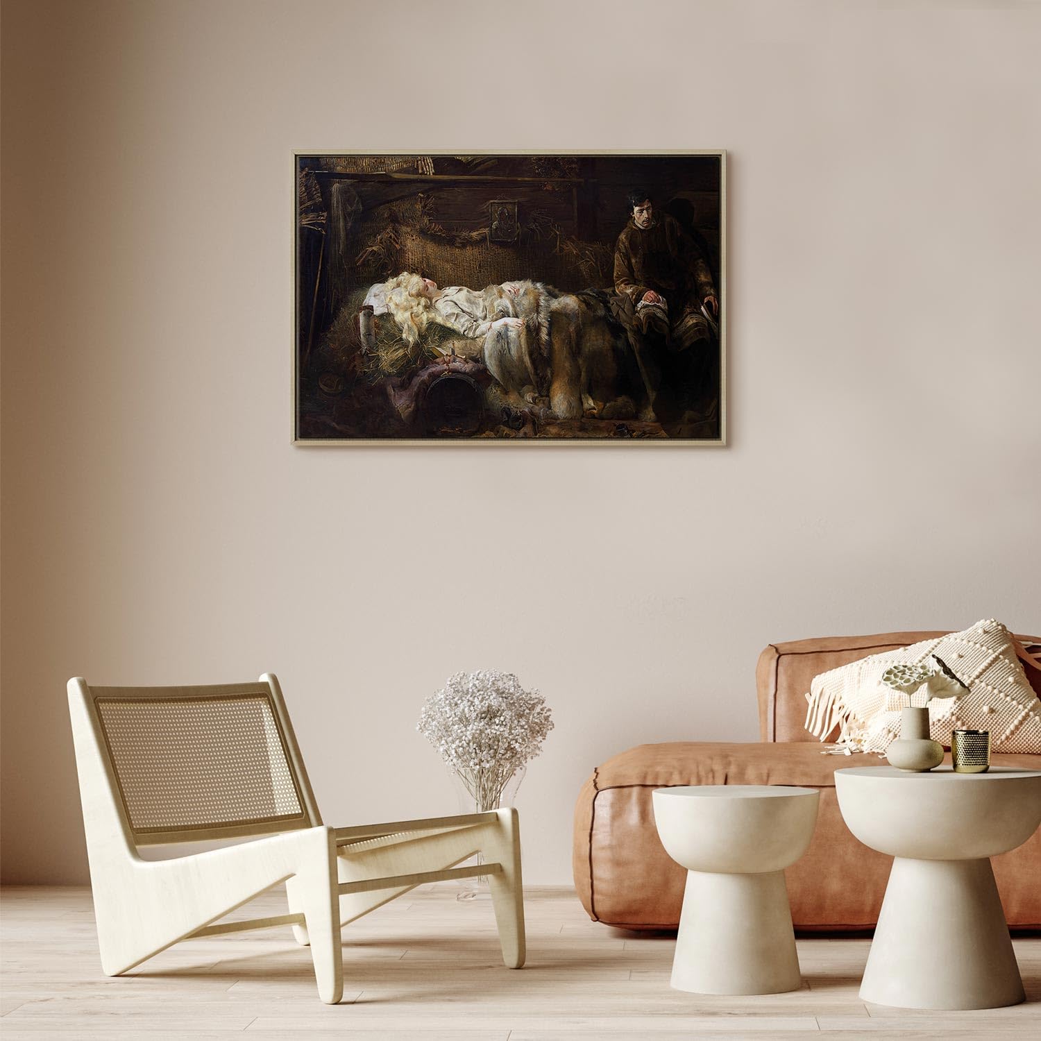 murando - Quadro Fonoassorbente Jacek Malczewski La Morte Di Ellenai 60x40 cm 1 Pezzo - Quadri Acustici XXL Grandi - Pannelli Fonoassorbenti Decorativi - Decorazione da Parete Soggiorno l-G-10680-b-a