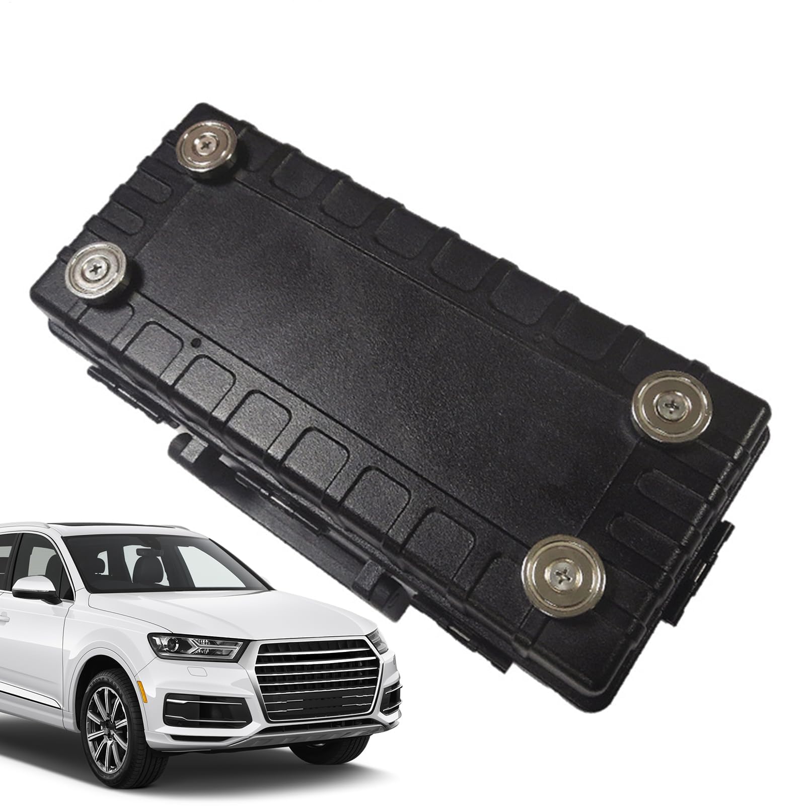 Caja magnética para llaves – Funda de repuesto impermeable con imán fuerte – Caja de almacenamiento portátil para uso en exteriores – Bloqueo seguro – ABS duradero – Diseño apto para viajes (4.7 x