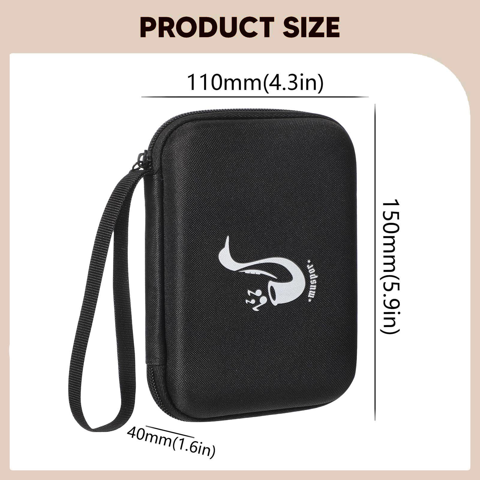 Estuche de Almacenamiento Y Transporte para Repuestos de Saxofón Alto, Negro