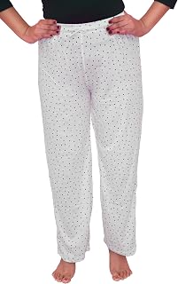 Women's Cotton Red and Black Checkered Printed Pyjama/Lounge Pants/Stylish Night Dress for Women Price In India