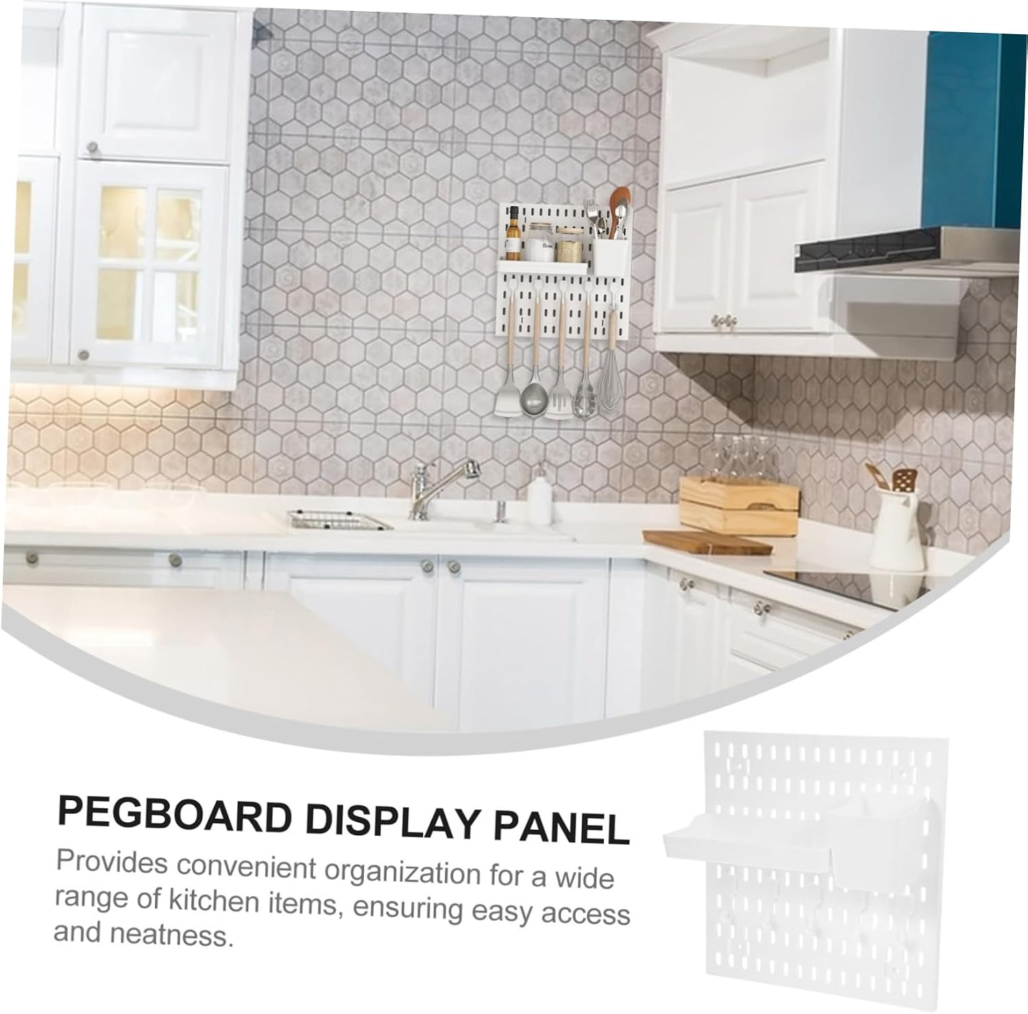 Alipis Home Decor Bulletin Boards for Walls Pegboard Organizer Wall Pegboard Multi-Functional Storage Rack