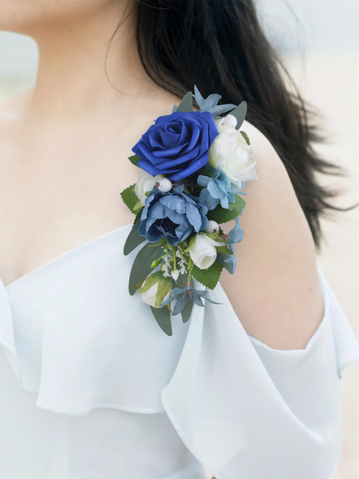 小物 FAF(FAKE AS FLOWERS) Shoulder strap BLUE Amazon.com: Rinlong Artificial Flower Shoulder Corsages Navy Blue