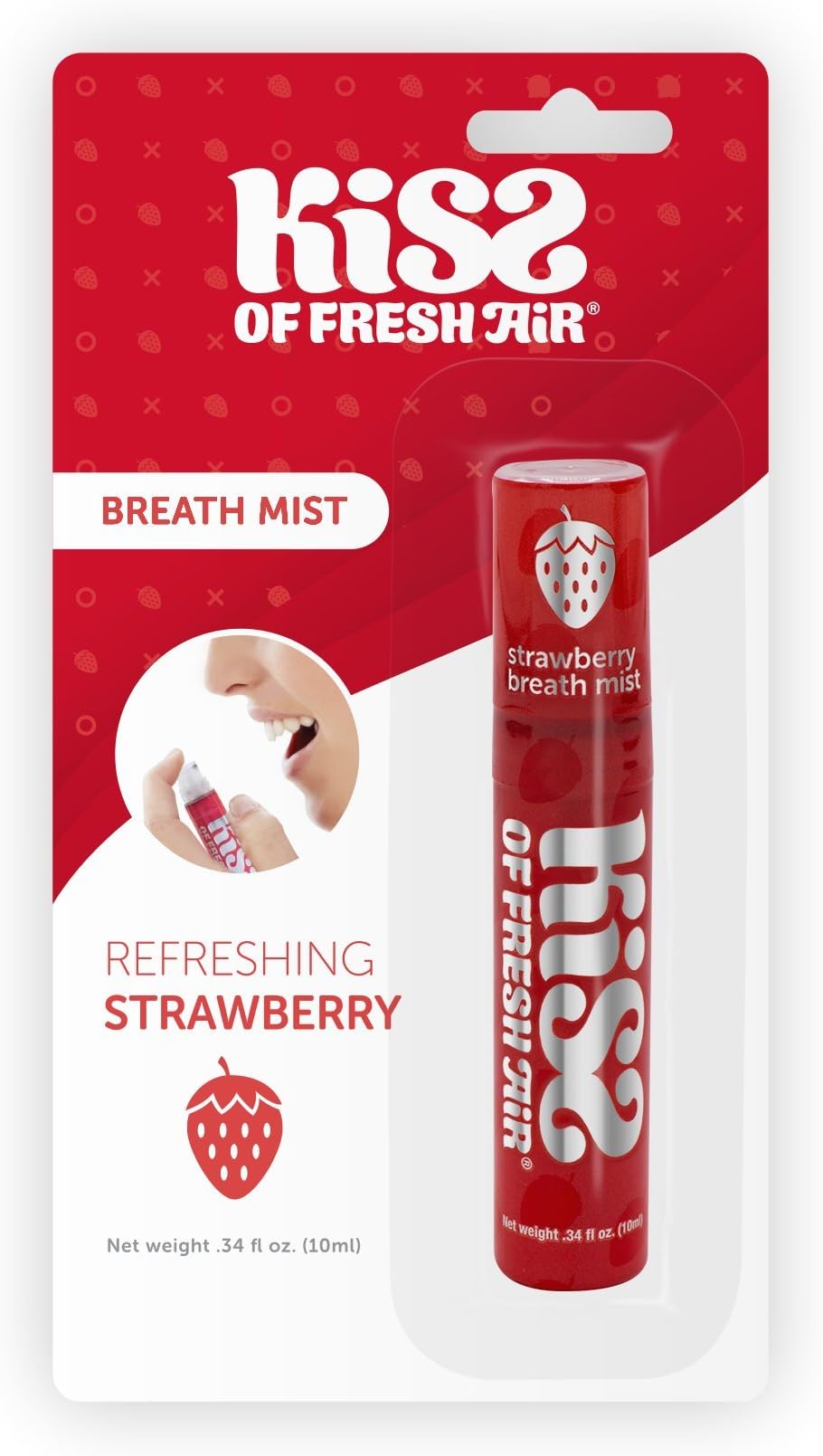 Breath Spray Strawberry ("KISS PACK OF 6")