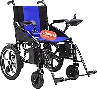 Vista 1 de Sillas de ruedas eléctricas para adultos, todo terreno, resistentes, de doble motor, plegables, motorizadas, para personas mayores, silla de ruedas