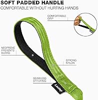 Vista 2 de Correa de entrenamiento para perros de 15 pies, 20 pies, 30 pies, 50 pies, 100 pies, correa extra larga para perros con mango acolchado para razas