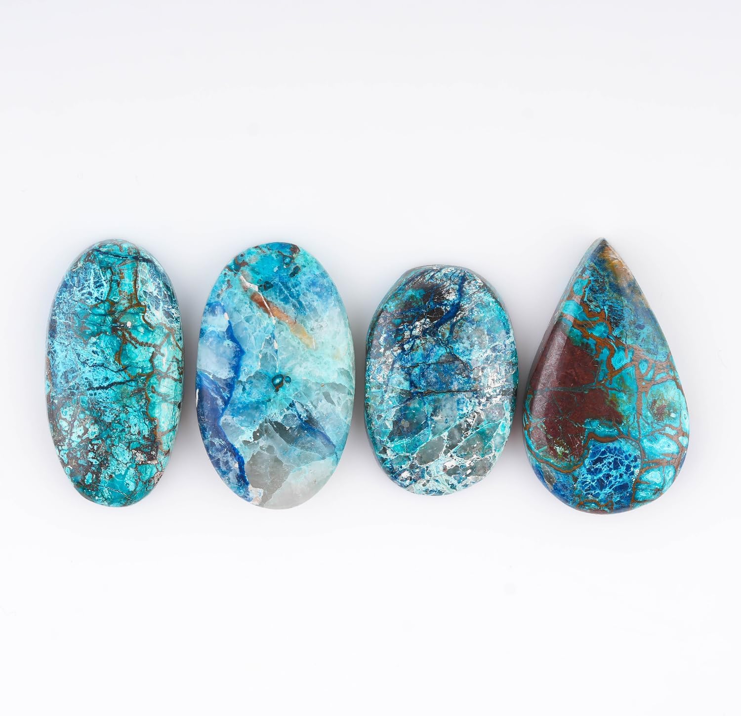 3pcs, Bulk Natural Gemstone Flatback Cabochon, Polished Assorted Stone, Wholesale Loose Supplies for Jewelry Making, Chakra Healing Crystal, Birthstone, Decoration, Gem Collection