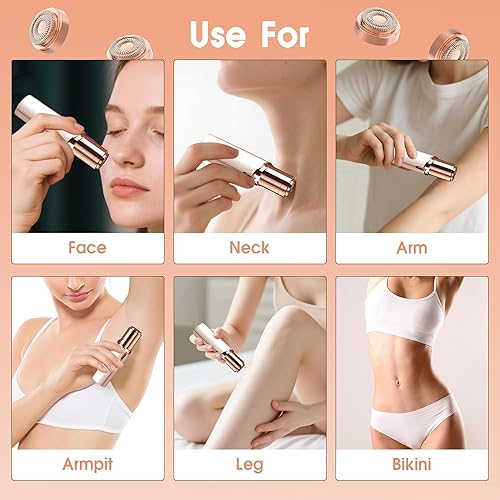 Miniatura 7 de Cabezales de repuesto Gen 2 para acabado táctil, dispositivo removedor de vello facial impecable para mujeres, cuchillas de repuesto solo se ajustan