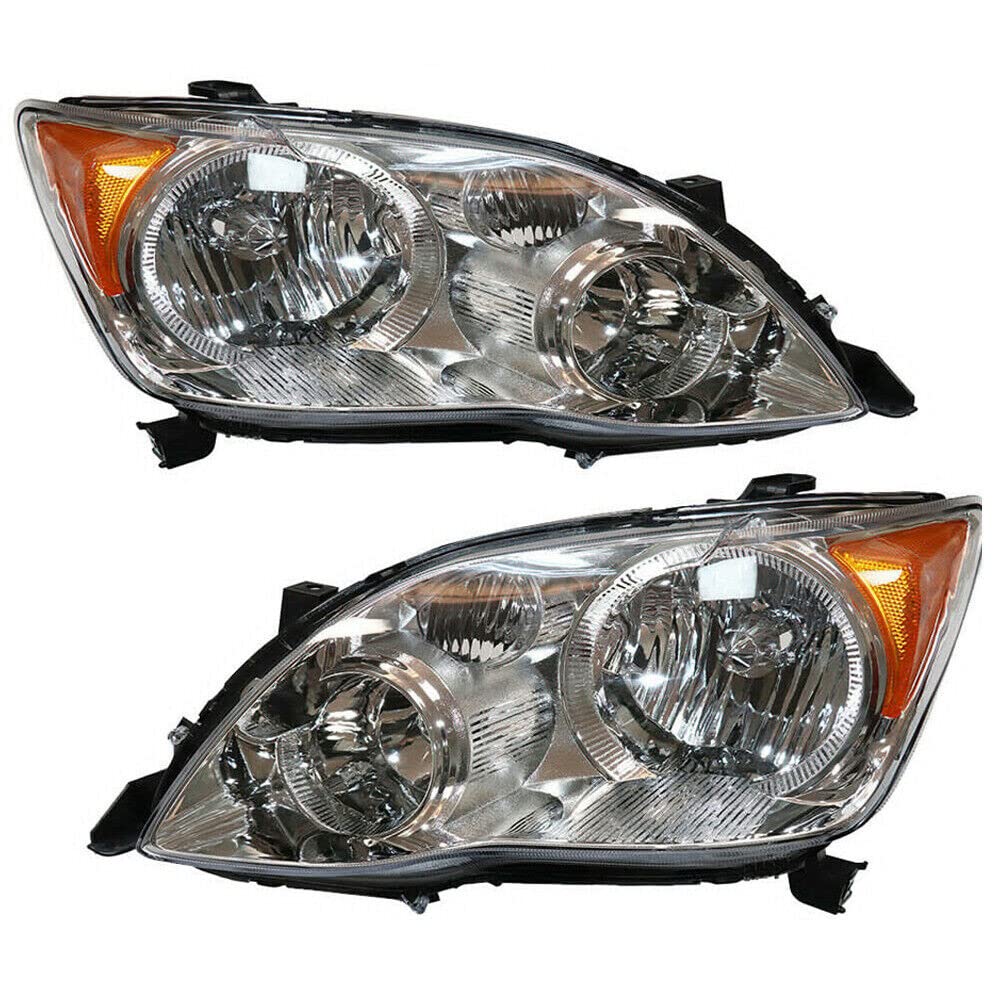 Headlight Fit 2008-2010 for Toyota Avalon XL/XLS/Limited/Touring Sedan 3.5L, HID Headlamp Replace OE Number 8118507083, 8111007093, Driver & Passenger Side (Left+Right)