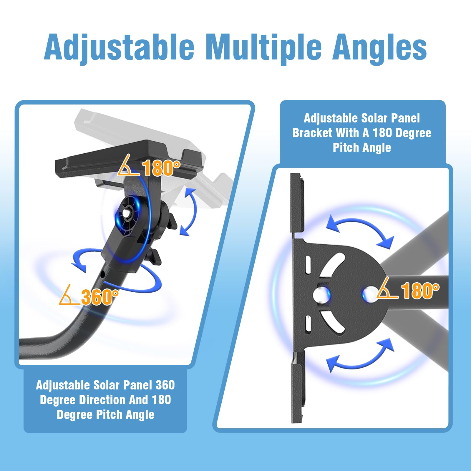 Anautin Starlink Gen 3 Mount — Kit d'installation réglable à 180° avec design étanche adapté aux toits et aux murs en bois, assurant un alignement optimal du signal Internet par satellite.