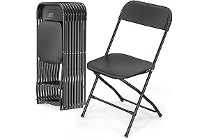 VINGLI Folding Black Chairs: Ultimate Comfort and Versatility