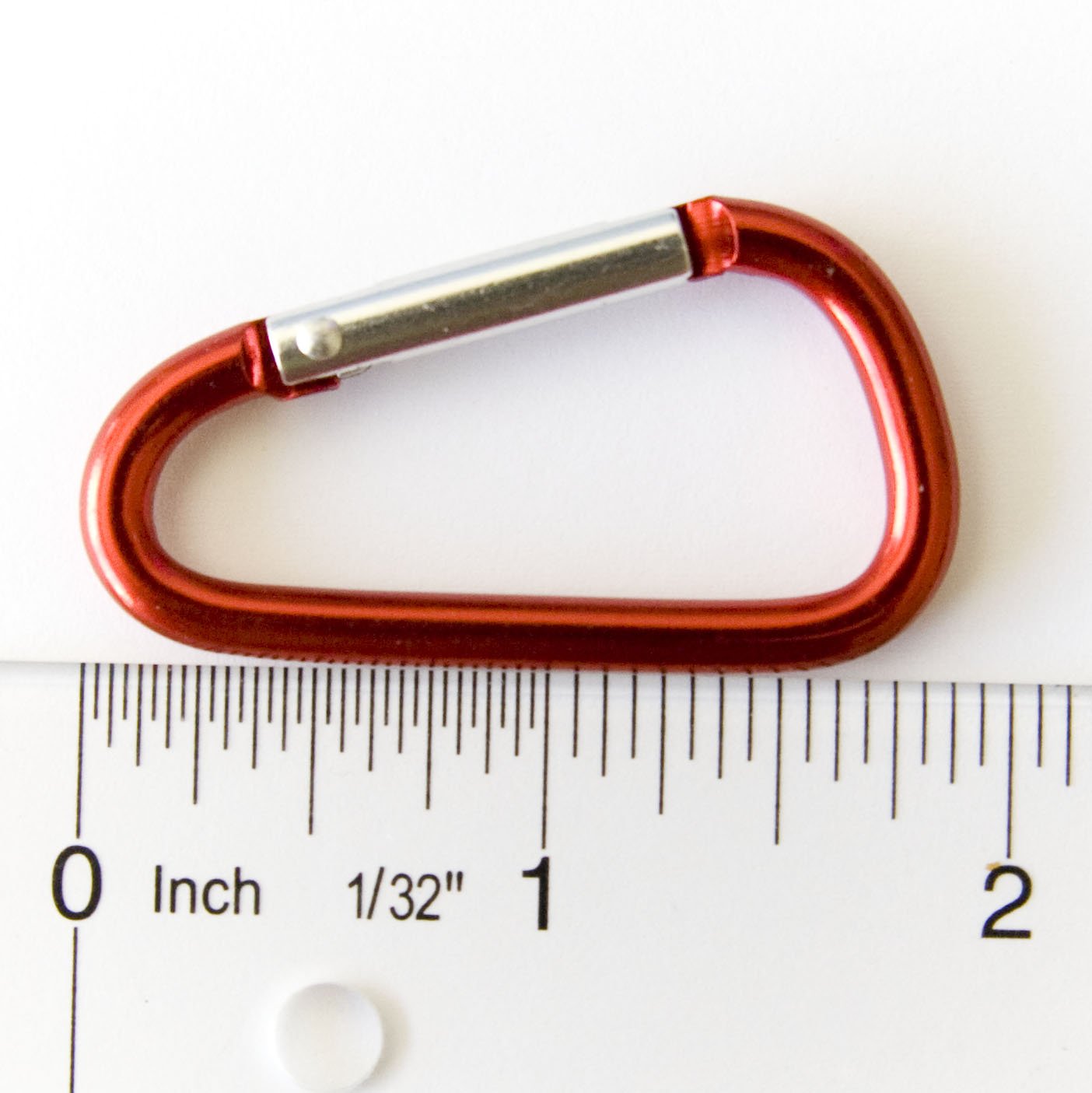 12pcs Aluminum Carabiner Clip Key Chain Key Ring 1-7/8