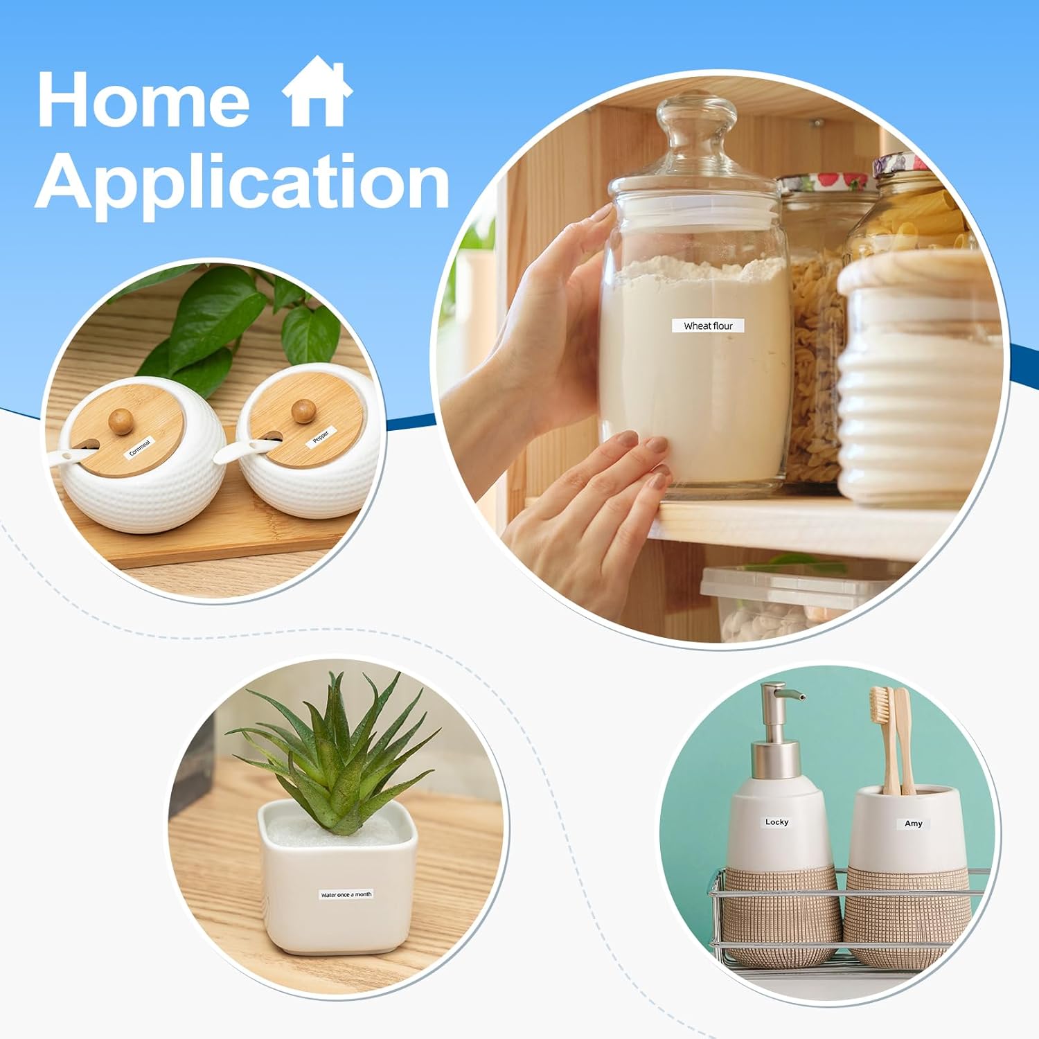 Labelife Replacement for Brother TZe-211 TZe211 P Touch Label Tape 6mm Label Maker Tape TZe TZ Tape 6mm 0.23 Laminated White for Brother PT-D220 PT-D210 PT-H110 PT-D400 PT-D600, 0.23 Inch, 4-Pack - Image 8