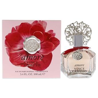 Vince Camuto Amore Eau de Parfum Spray Perfume for Women, Floriental Fruity Scent, Notes of Sparkling Clementine Ice, Bergamot, Sandalwood, Long Lasting, Sensual Fragrance