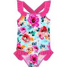 XFGIRLS Baby Girl Swimsuit One Piece Bathing Suits Toddler Cute Ruffles Straps Summer Beach Bikini Tankini Infant Swimwear