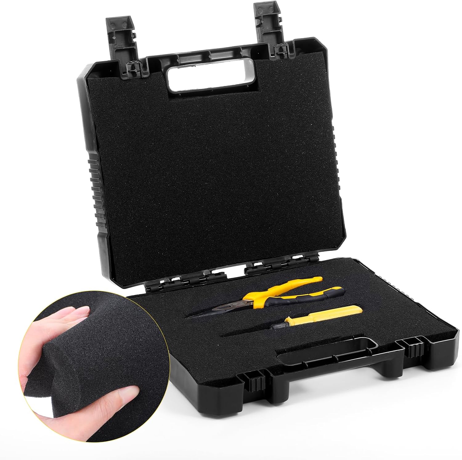8 Pcs Polyurethane Foam Sheet- 16 x 12 x 1 Inch Cuttable Foam Inserts for Cases- Packing Pads for Toolbox Camera Storage and Crafts