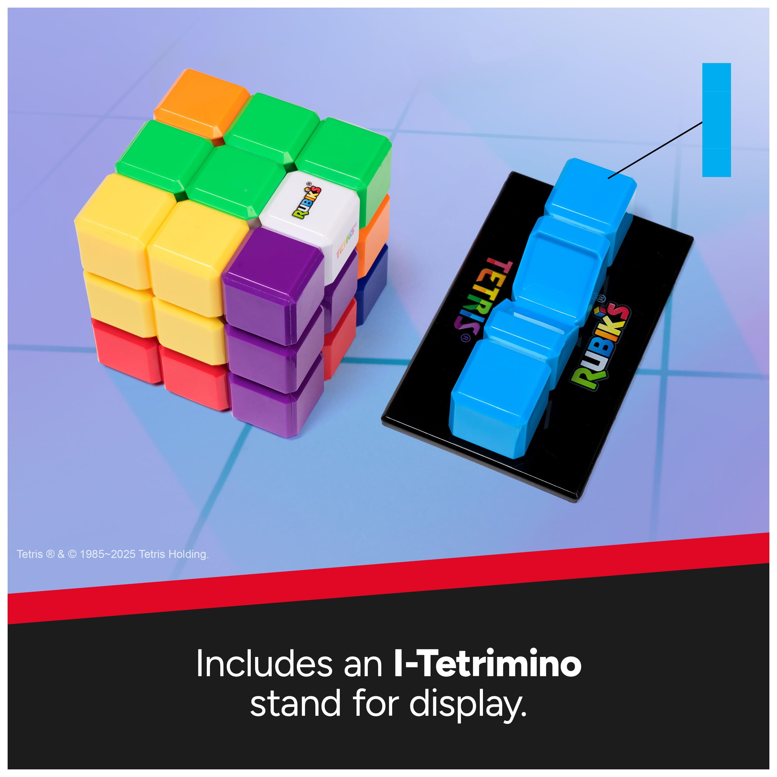 Rubik's Cube, Tetris Cube, résolvez pour Tetris Tetriminos classiques, casse-tête pour adultes, casse-tête pour résoudre des problèmes, puzzle assorti aux couleurs, jouet Fidget Toy, pour enfants de 8