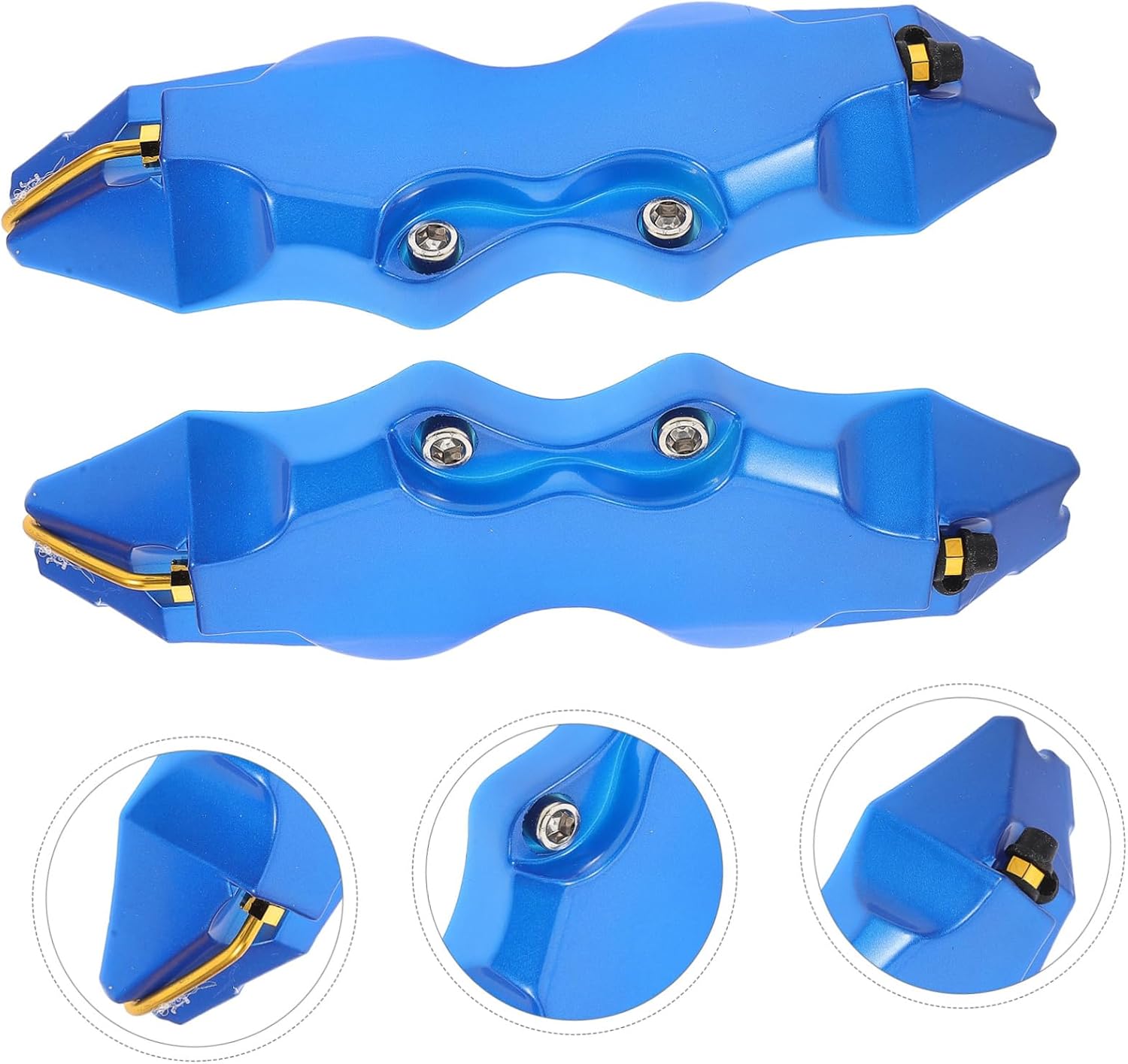 1pair Vehicle Rear Brake Caliper Covers Stylish Brake Guard Protector for Look Easy to Install Versatile Fit for Various Models Vibrant