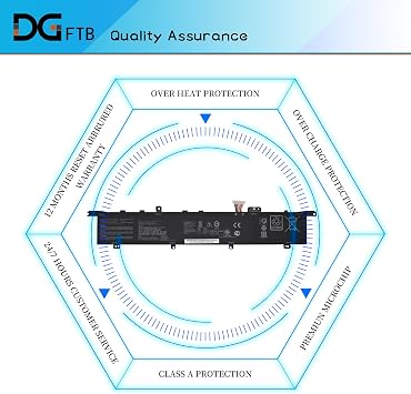 New C42N1846-1 Laptop Battery Replacement For ASUS ZenBook Pro Duo UX581 UX581G UX581GV UX581LV Serie UX581GV- H2001T UX581GV- H2002T UX581GV- XB74T UX581LV-H2002R UX581LV-H2014R C42N1846 PW04XL