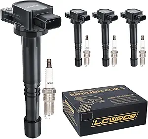 LCWRGS Set of 4 Ignition Coil Packs and Spark Plugs (UF311)
