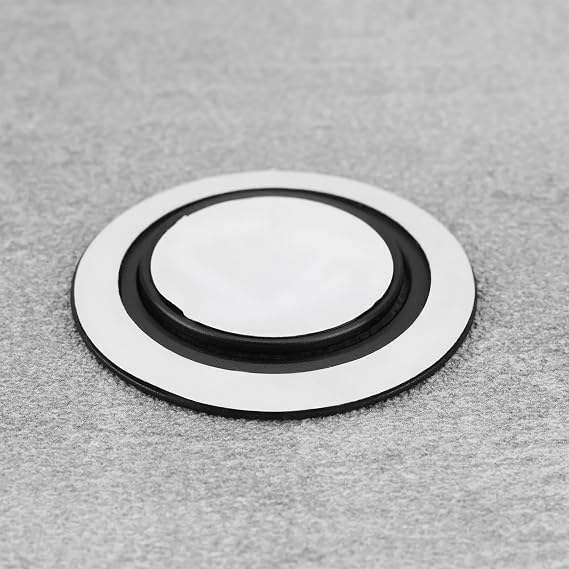 Car Keyless Engine Push Start Button Cover Compatible with Dodge Charger Challenger with Surrounding Ring (Black)