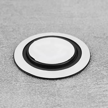 Car Keyless Engine Push Start Button Cover Compatible with Dodge Charger Challenger with Surrounding Ring (Black)