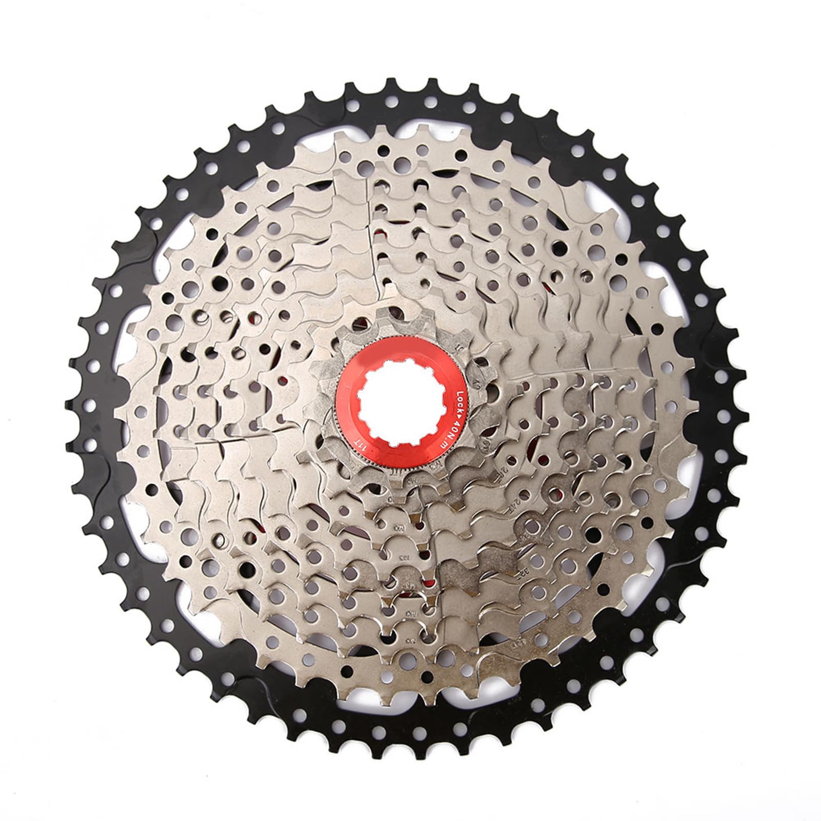 Cassette Vélo 10 Vitesses 11-50T Paccononi - Pour VTT - Aluminium/acier - Poids ~706g