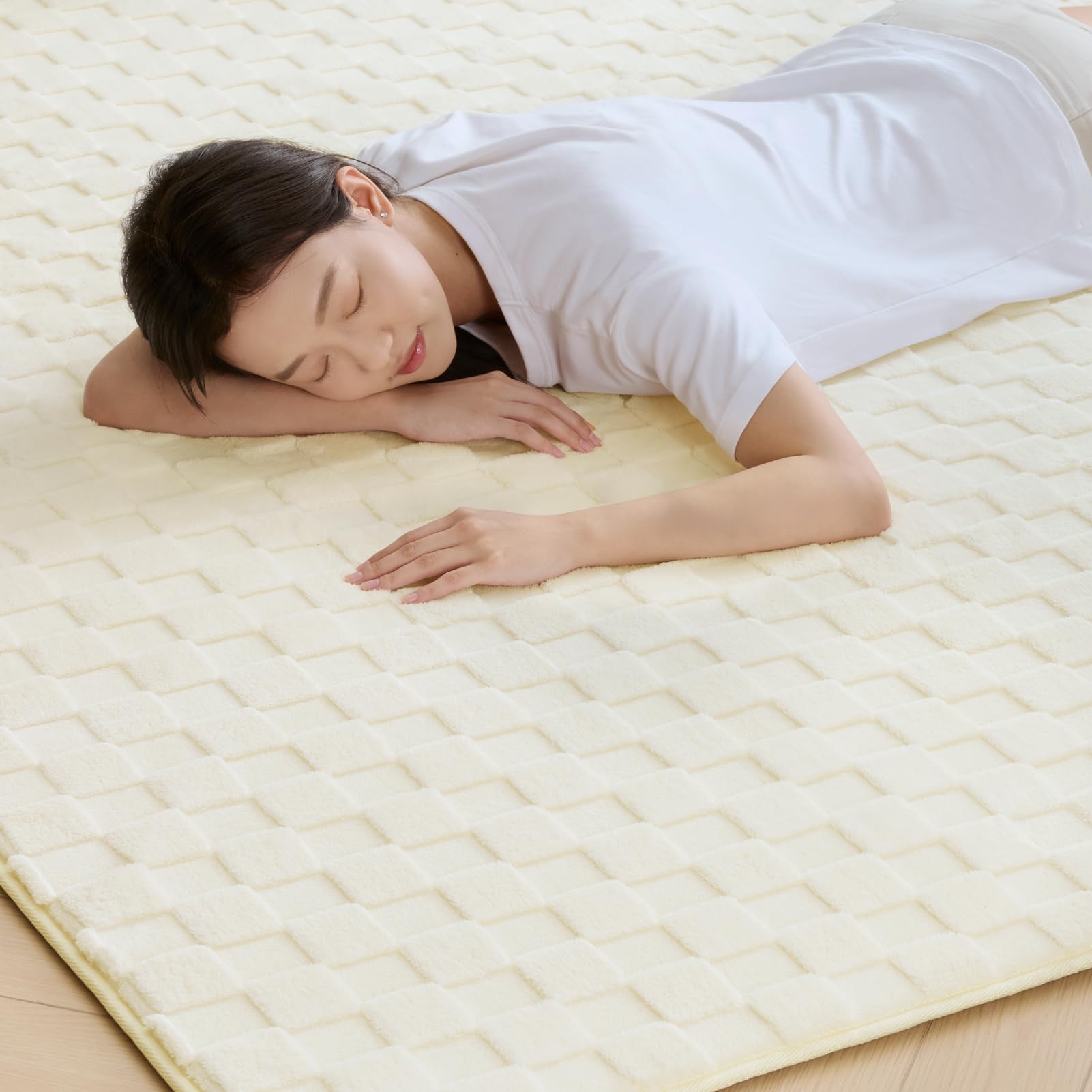 Ashler ラグ カーペット 極厚20mm 厚手 130×190cm 約1.5 Amazon | Ashler ラグ カーペット 極厚20mm 厚手 130×190cm 約1.5畳