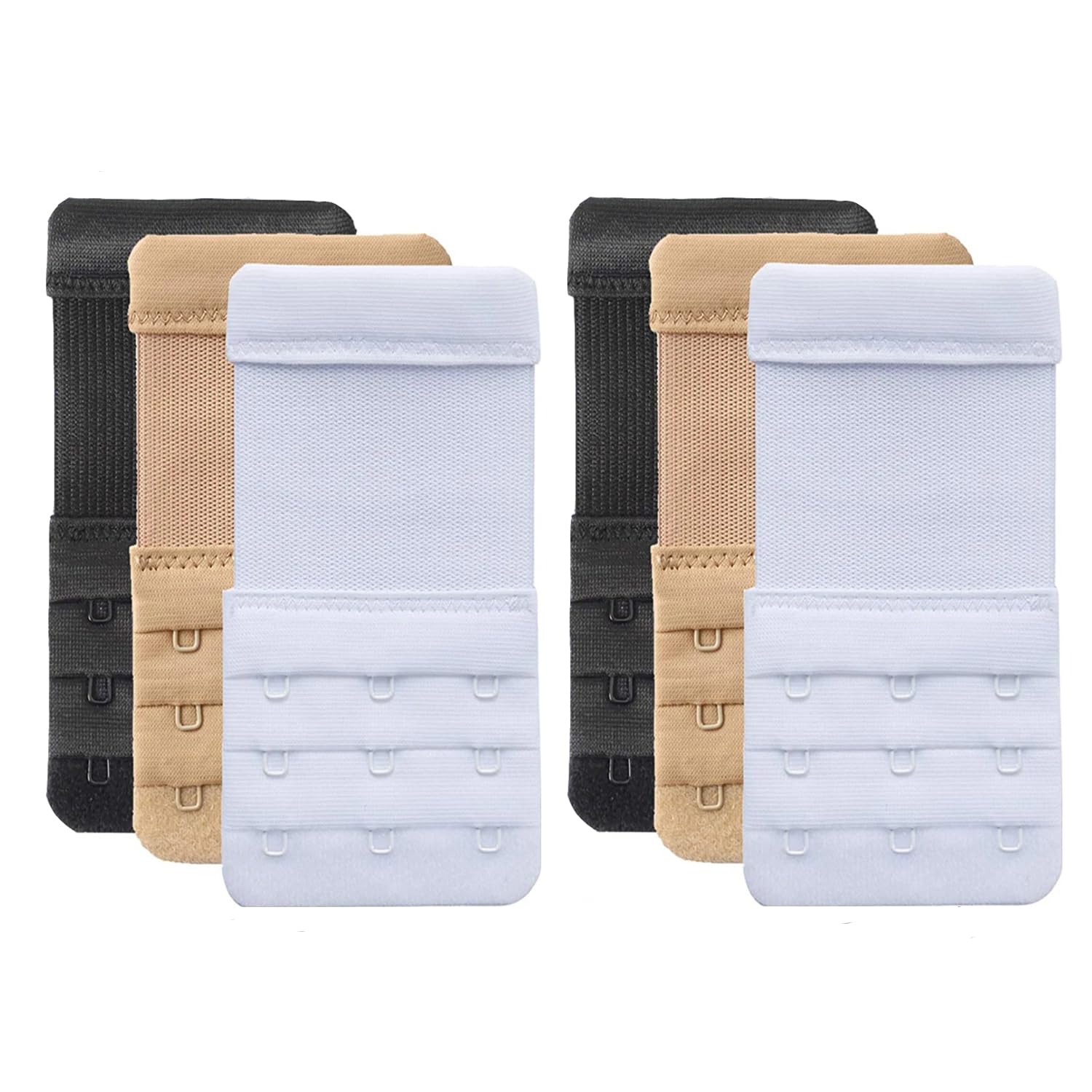 3 Hook Bra Extenders,Stretchy Soft and Comfortable Bra Strap Extender (Pack of 1).-image-23