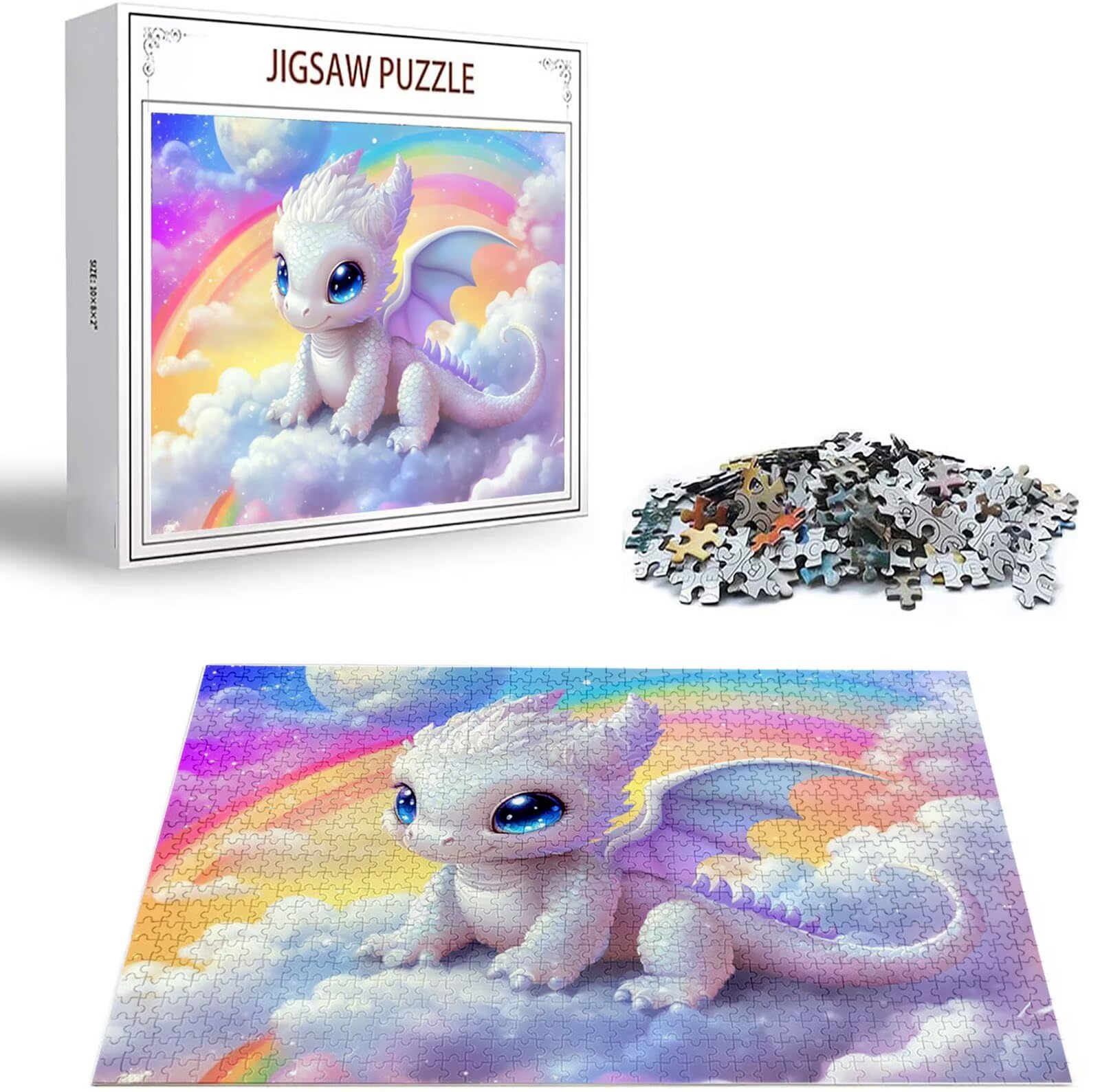 Puzzle 1500 sztuk Cute Adult, Najwyższej jakości puzzle dla dorosłych, dinozaury klasyczne puzzle, DIY sztuka inteligencja gra nowoczesna dekoracja domowa gra prezenty świąteczne B-8428