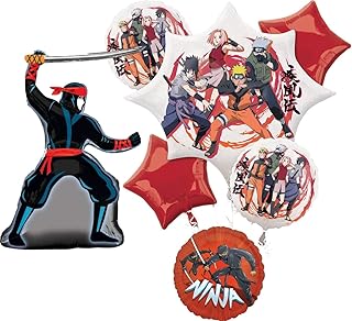 Anagram Naruto Stealth Ninja Birthday Party Supplies Balloon Bouquet Decorations, BQ_4201 - Buy now