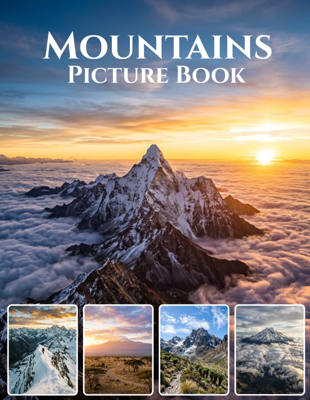 Mountains: Majestic Peaks Around the World: A Stunning Photography Coffee Table Book | Breathtaking Mountain Landscapes, Snowy Summits & Iconic Peaks from Across the Globe