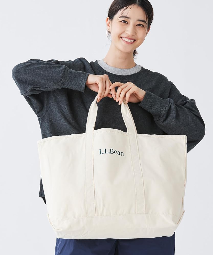 Amazon | [エルエルビーン] グローサリー・トート Almond Beige