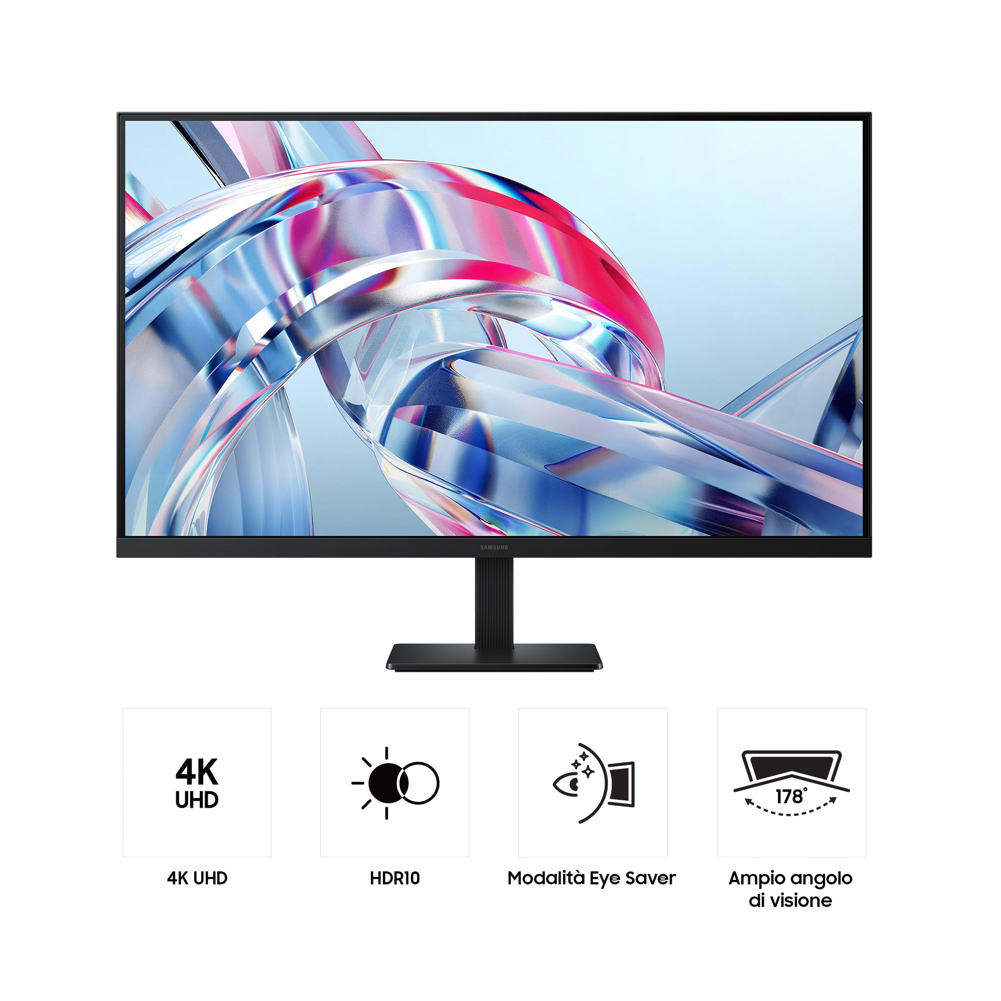 Samsung Monitor HRM ViewFinity S7 S70H (LS32H704EAUXEN), Flat, 32", 4K
