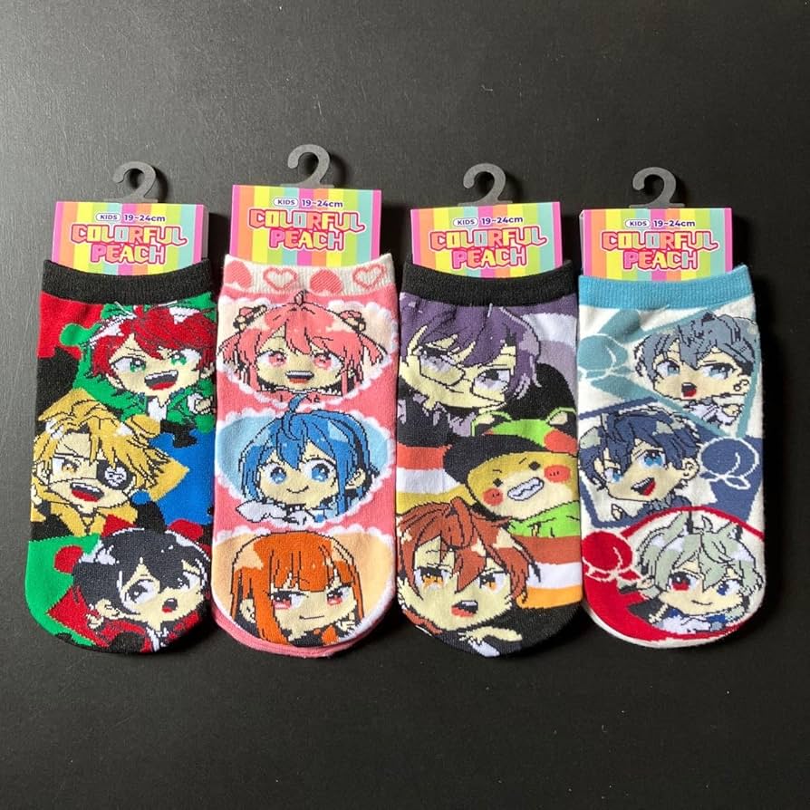 Amazon.co.jp: カラフルピーチ くつ下 全員集合 からぴち カラピチ