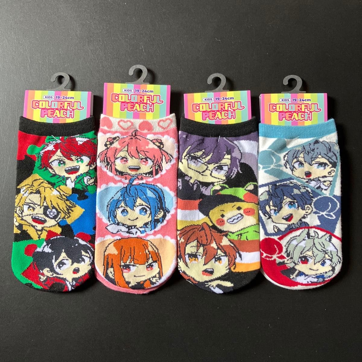 Amazon.co.jp: カラフルピーチ くつ下 全員集合 からぴち