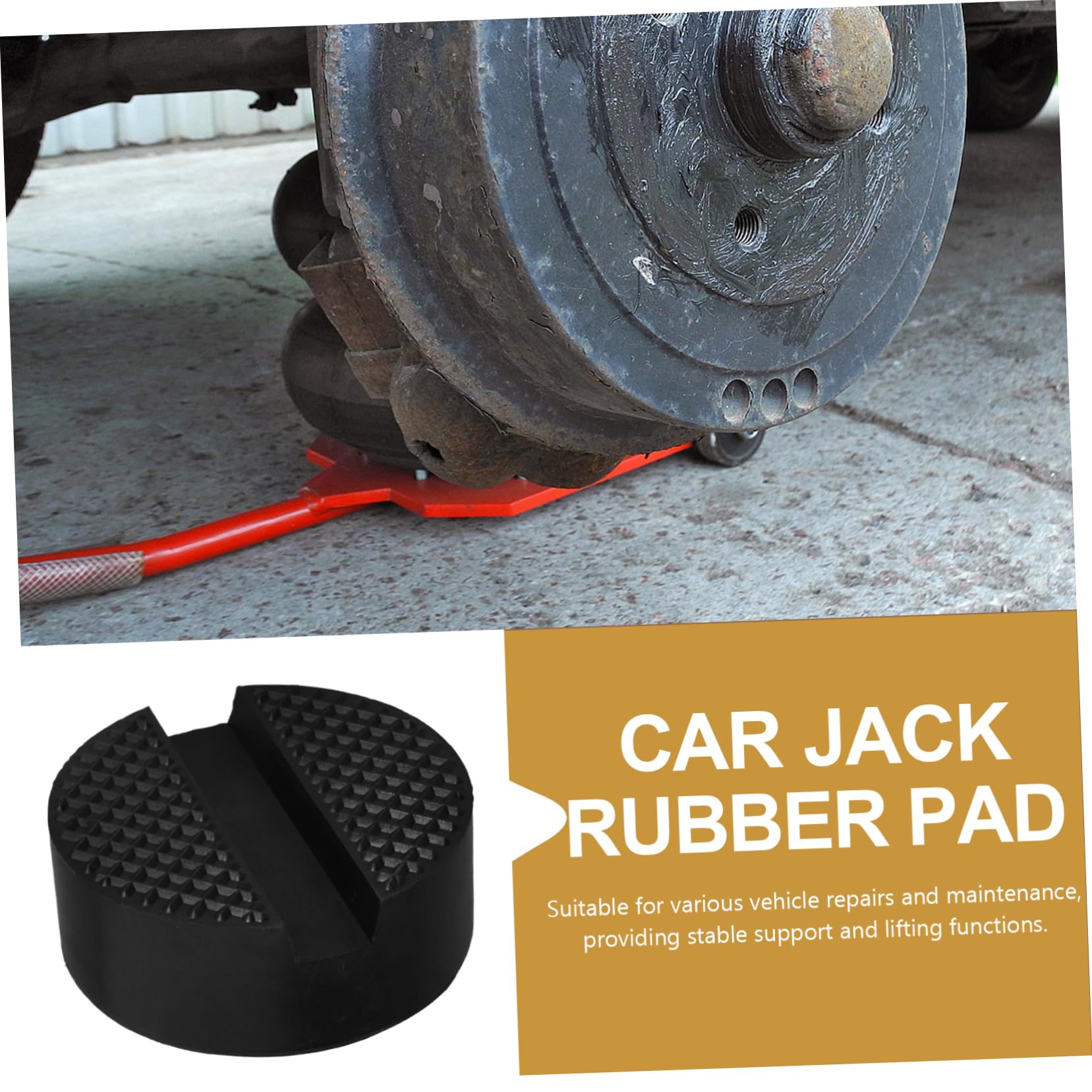 SOLUSTRE Pcs Rubber Jack Pad for Floor Jack Pads for Floor Adapters for Car Lifts