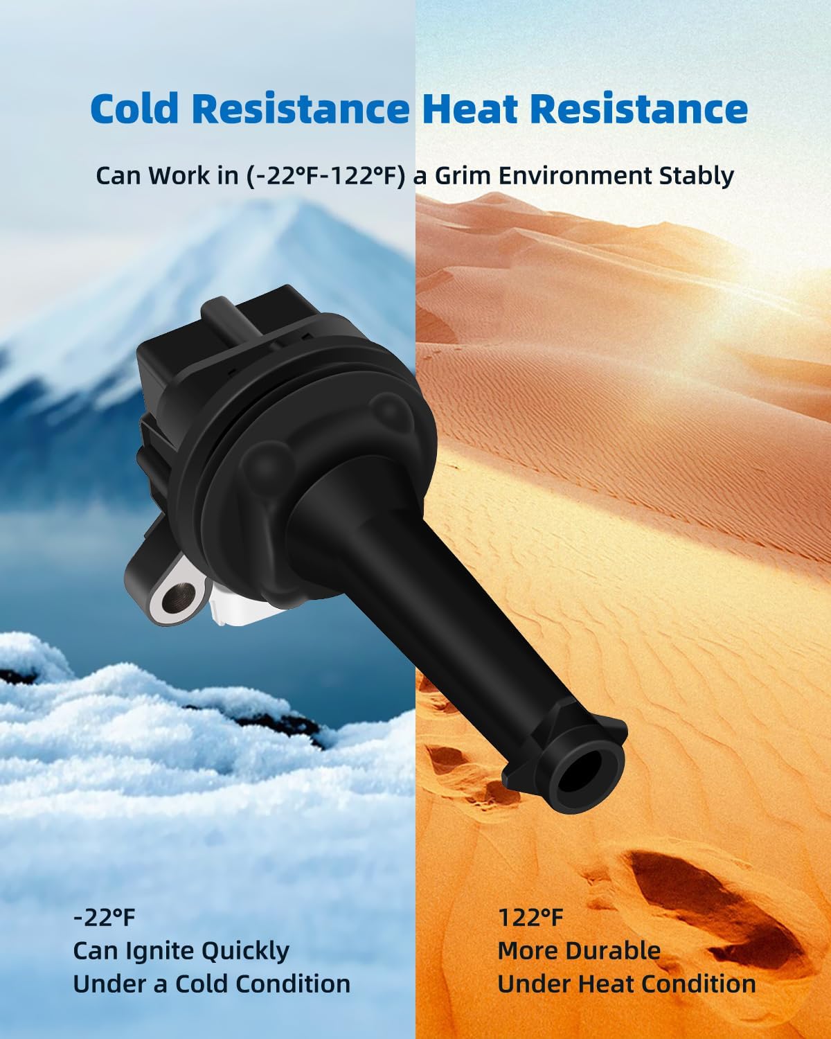 ECCPP Ignition Coil Pack of 5 UF517,for Volvo XC70 2.0L 2016,for Volvo V70 2.5L 2004-2007,for Volvo V70 2.4L 2005-2006,for Volvo C30 2.4L 2008-2011UF517