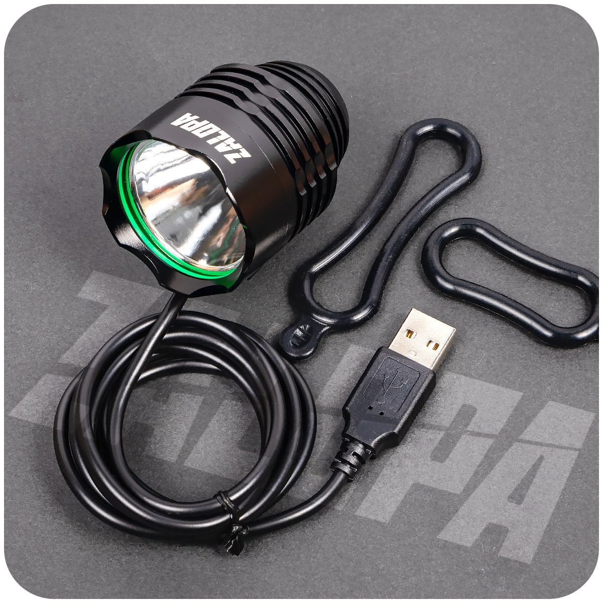 ZALOPA Infinite Energy Unlimited Battery Replaceable No Charge Super Bright IPX6 850 Lumen Bike Head Front Light Headlamp Night Riding Waterproof 3 Mode Bicycle Light Flashlight T6 Black USB