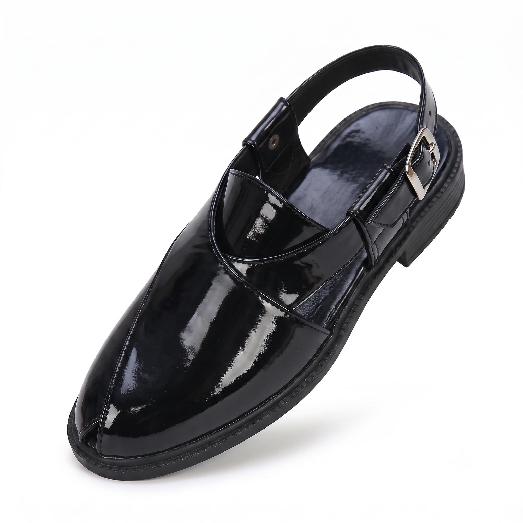 Men's Peshawari Formal Sandal, Faux Leather-picture-25